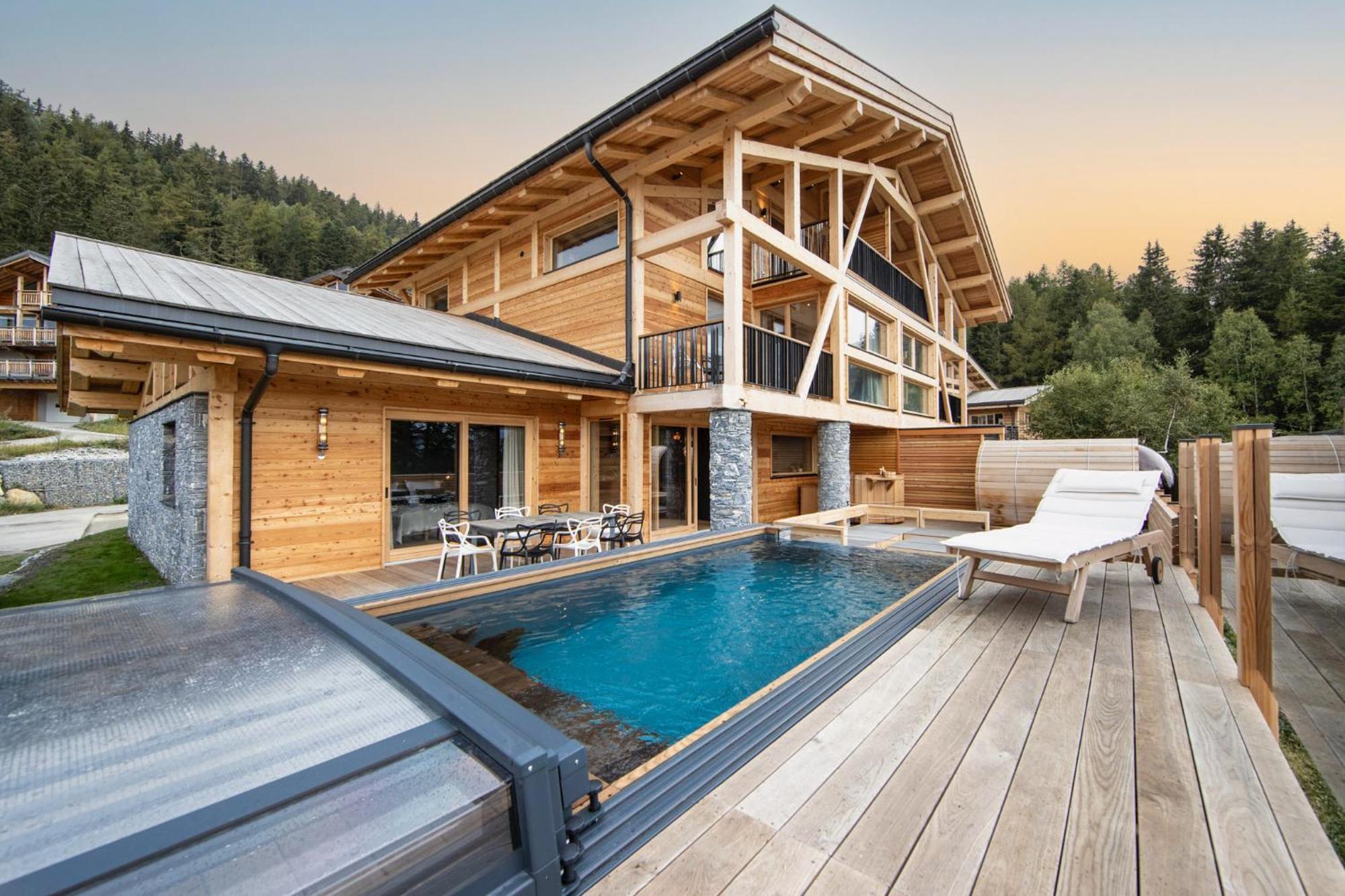 Chalet Bela Vya 1 Luxe Ski Et Spa Villa Bourg-Saint-Maurice Kültér fotó