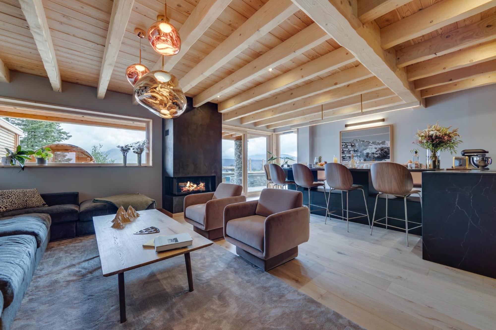 Chalet Bela Vya 1 Luxe Ski Et Spa Villa Bourg-Saint-Maurice Kültér fotó